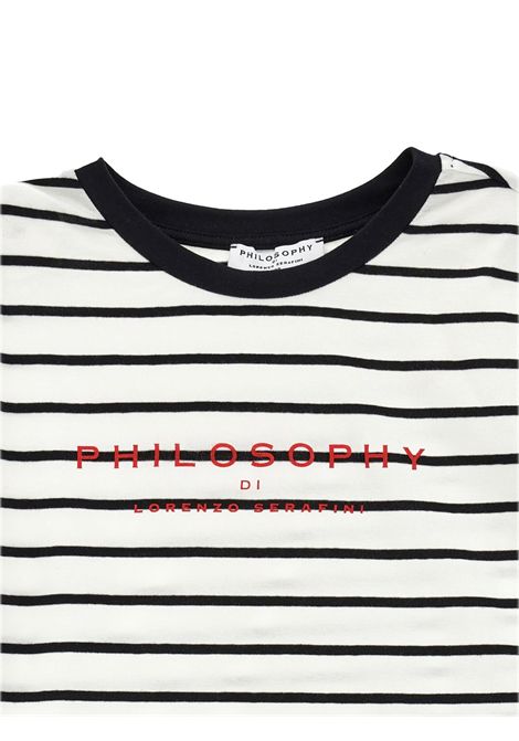 T-shirt a righe PHILOSOPHY KIDS | I1G602 72150150